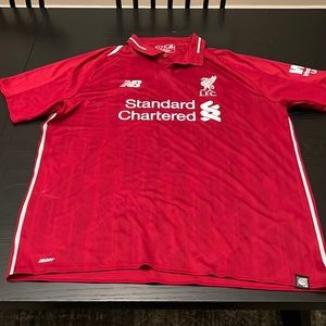 Liverpool Football Club Jersey, Soccer Jersey, Size XL, New Balance